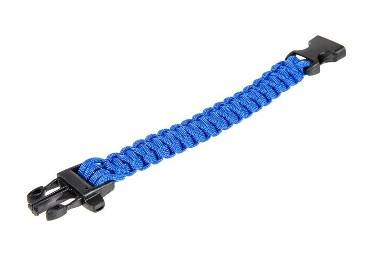Element - Paracord Fastex - Armband mit Pfeife - blau