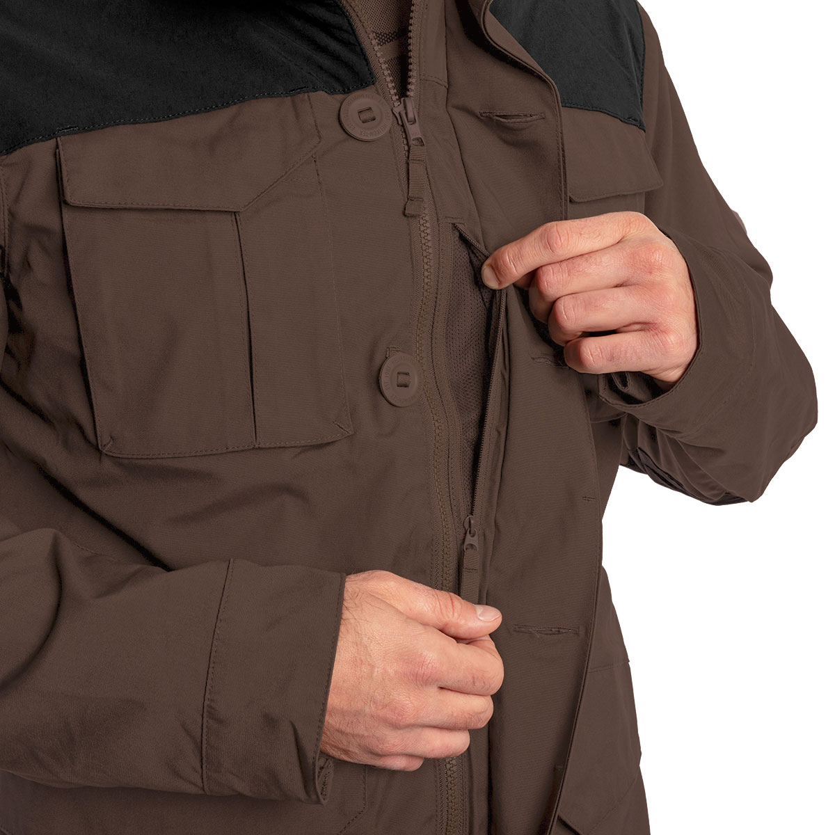 Helikon-Tex - M65 Covert Jacke - Earth Brown/Black