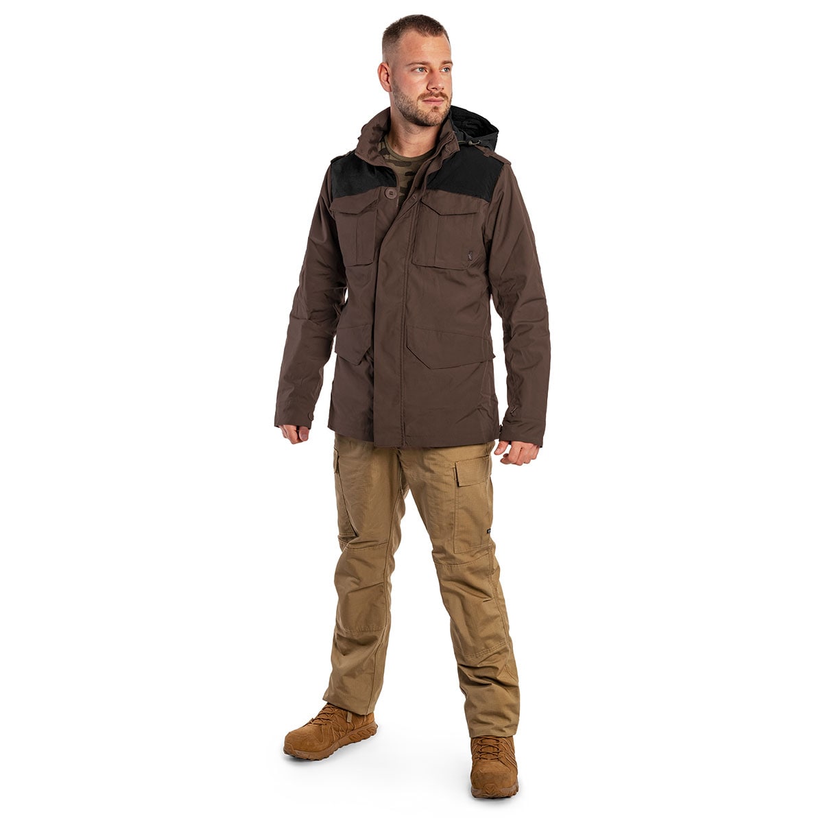 Helikon-Tex - M65 Covert Jacke - Earth Brown/Black