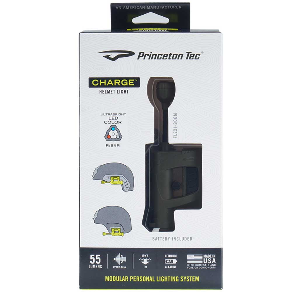 Princeton Tec - Charge MPLS - Helmtaschenlampe - Olive Drab - 55 Lumen