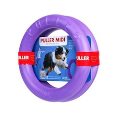 Puller - Trainingsring für Hund - Hundespielzeug - Midi - 2 Stk.
