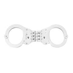 Alcyon - Hinge steel Double lock - Scharnier-Handschellen - Silber
