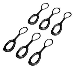 FMA - Reißverschluss Zipper Schlaufen - Black