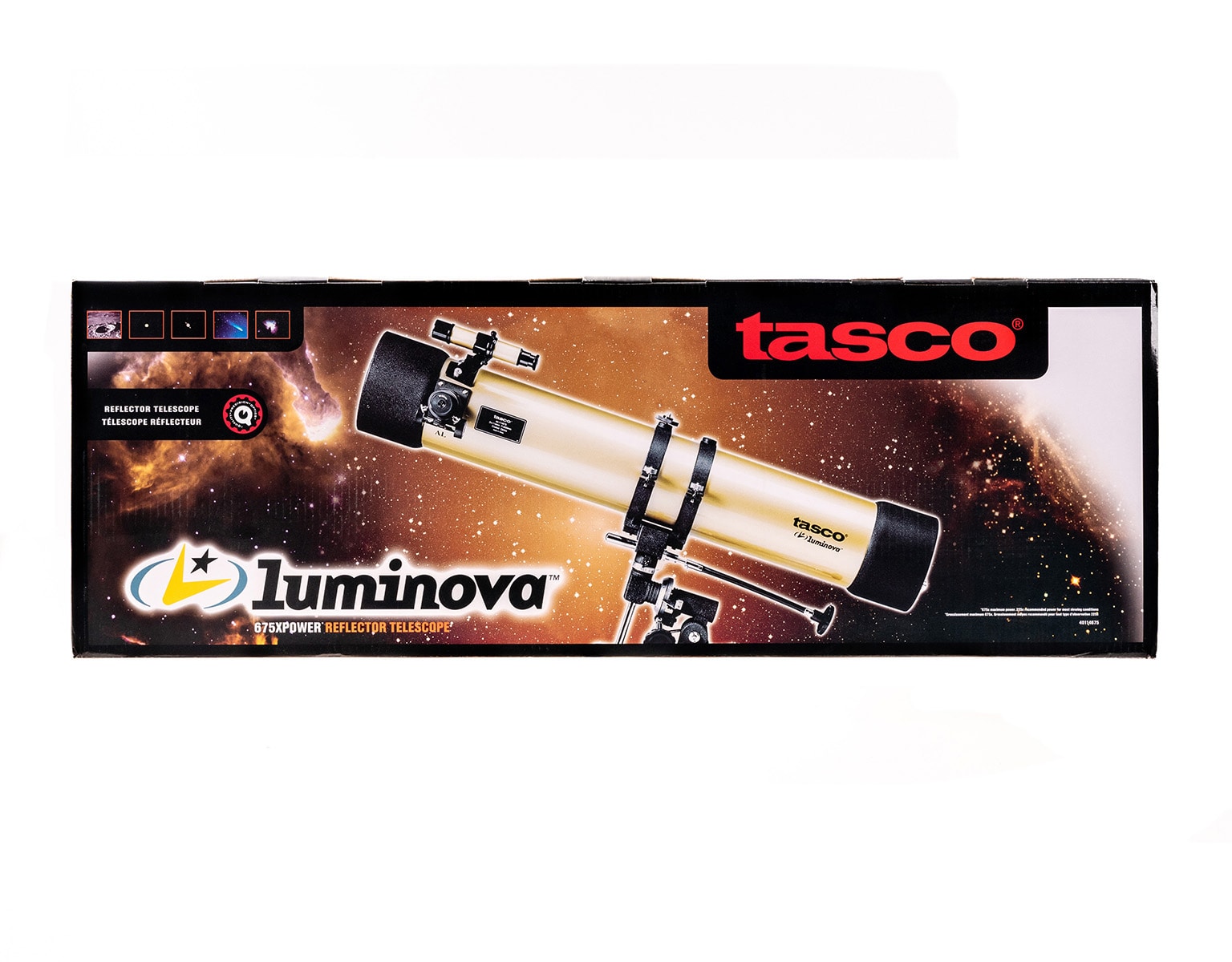 Tasco - Luminova - Teleskop 114x900 mm 675x