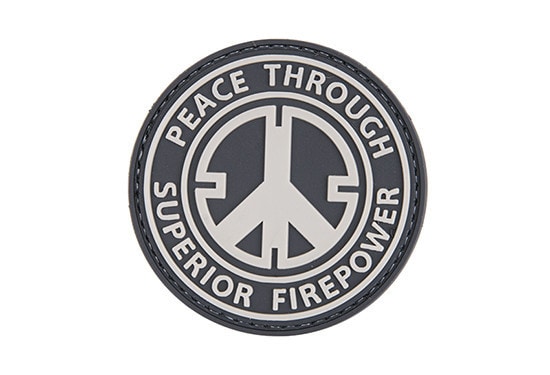 Peace Through Superior Firepower - 3D-Aufnäher