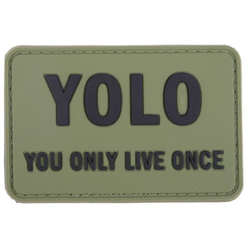 GFC Tactical - YOLO - 3D-Aufnäher - Olive