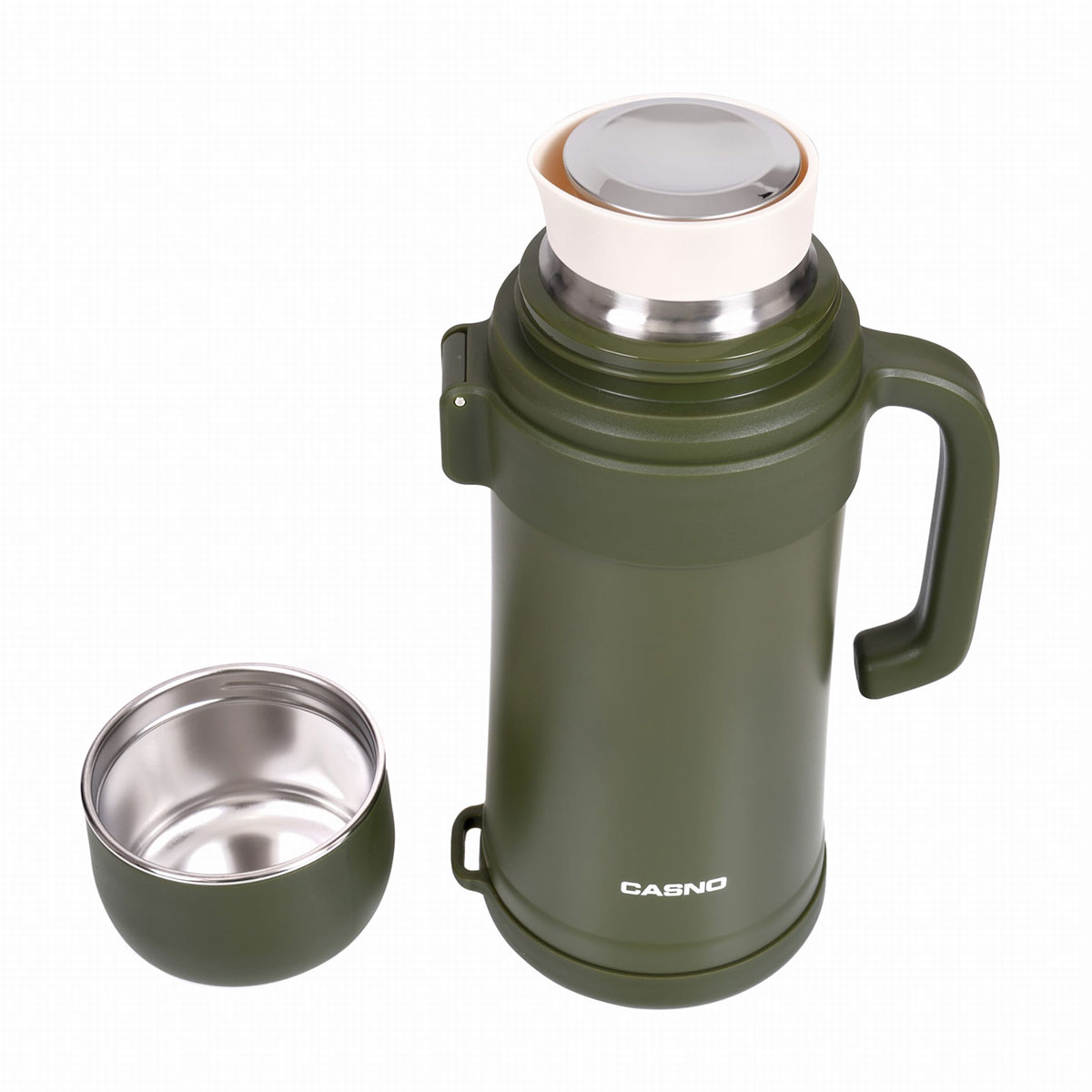 Casno - Mayon - Thermoskanne - 1,8 l - Grün