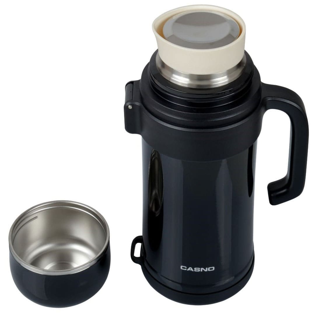 Casno - Mayon - Thermoskanne - 1,8 l - Schwarz