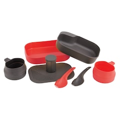 Wildo - Camp-A-Box Duo Complete - Camping-Essgeschirr - Red/Dark Grey