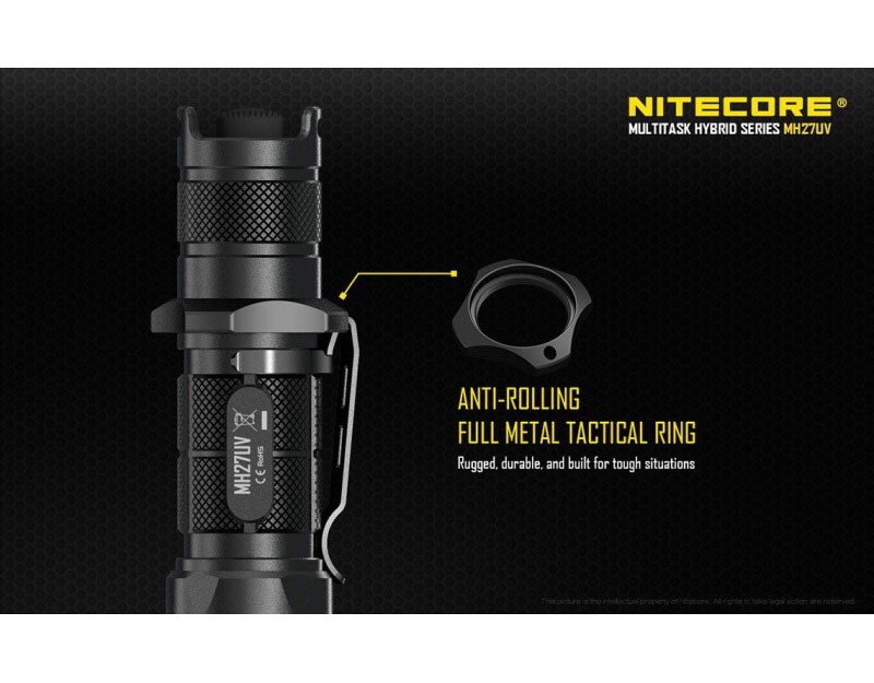 Nitecore - MH27UV Taschenlampe - 1000 Lumen