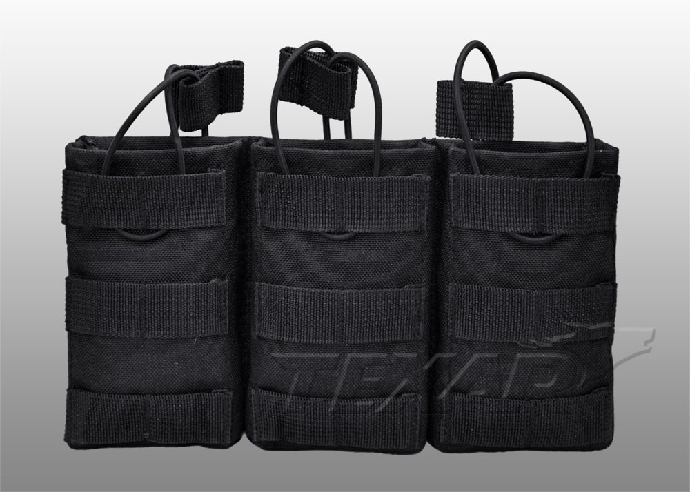 Texar - Dreifach-Magazintasche - Black