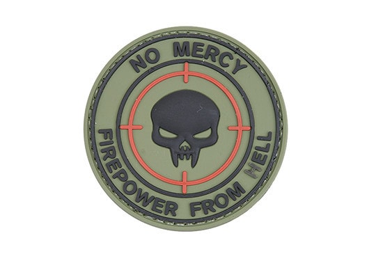 No Mercy Kinetic Working Group - 3D-Aufnäher - Olive