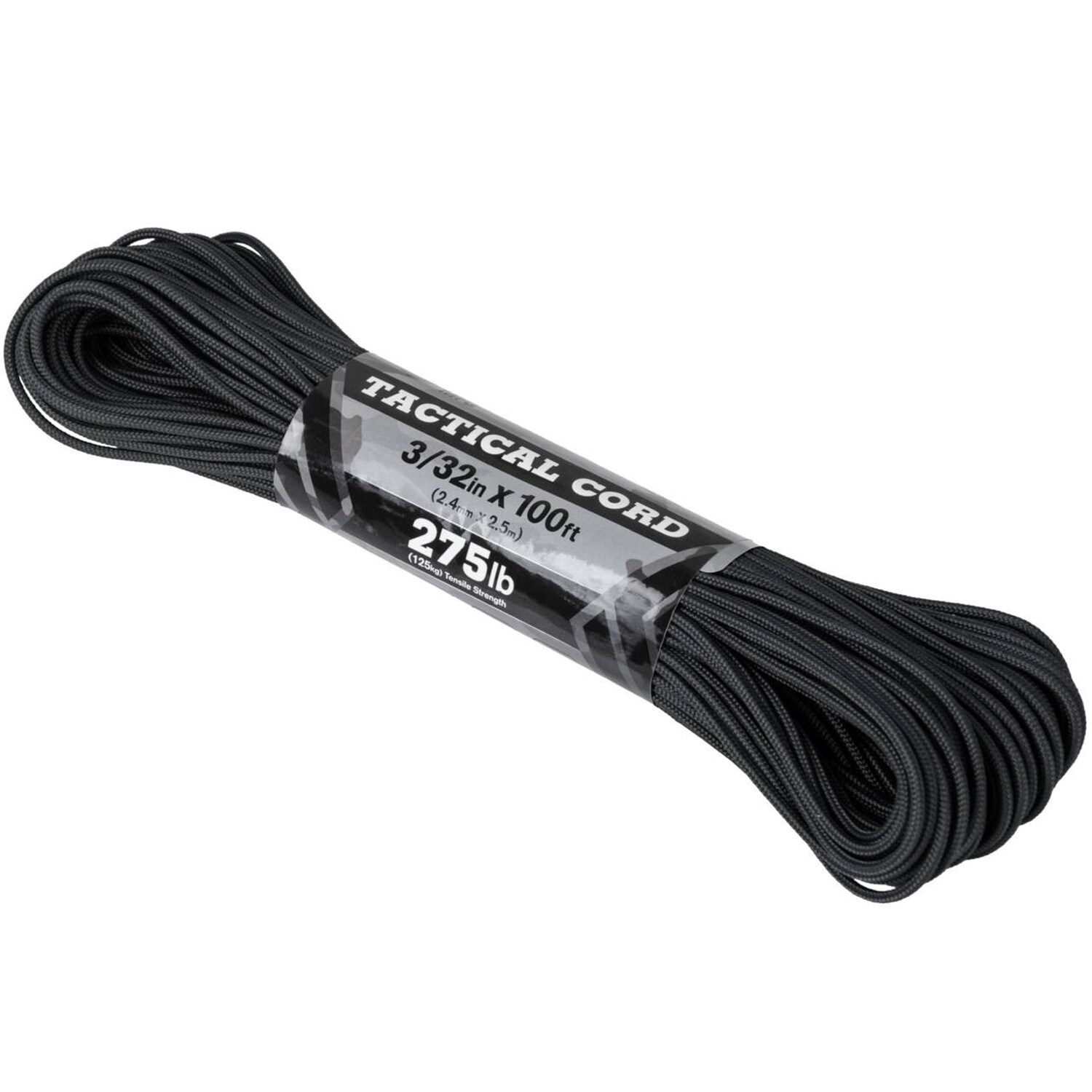 Atwood Rope MFG - 275 Tactical Cord Seil 30 m - Schwarz