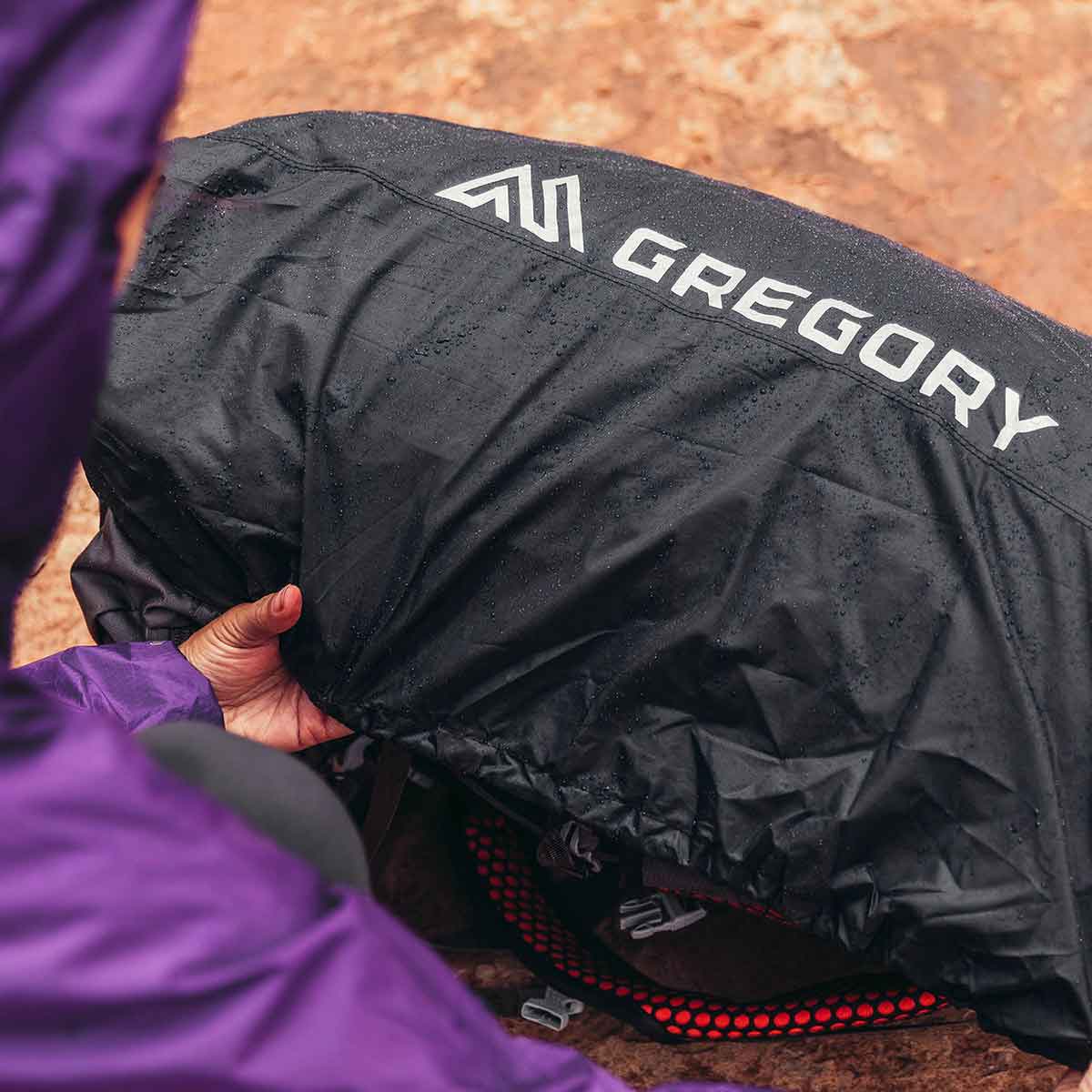 Gregory - Access Raincover 30 l - Rucksackhülle - Lava Black