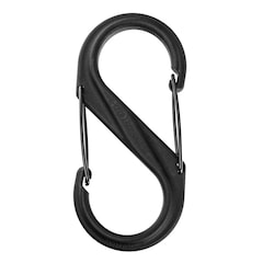 Nite Ize - S-Biner 8 Plastic Black Gate - Karabinerhaken - Black
