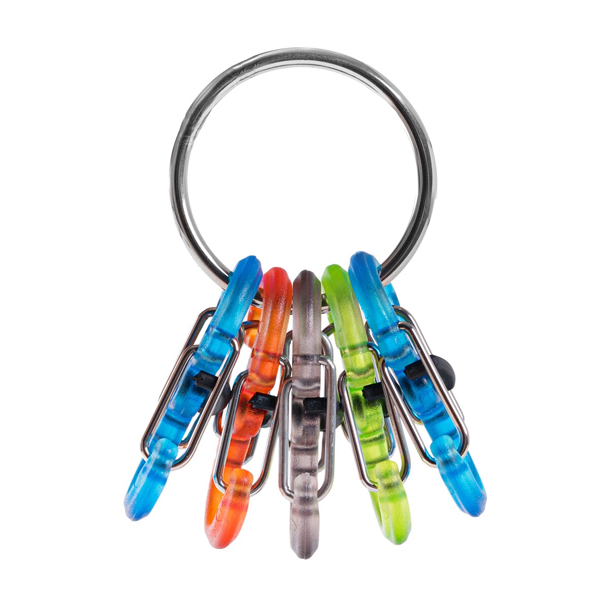 Nite Ize - S-Biner KeyRing Locker - Schlüsselanhäher - 5 Stk.