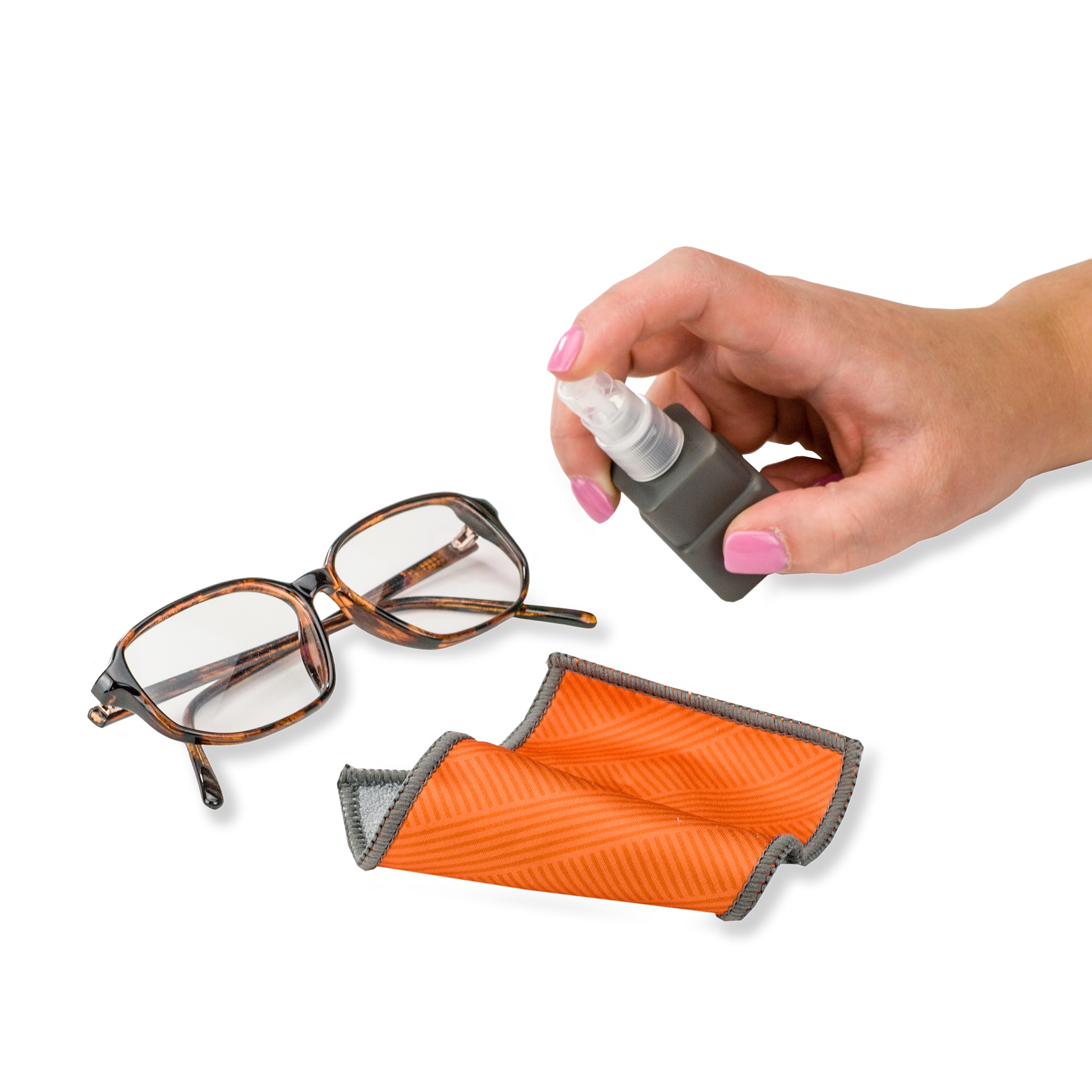 Carson - Objektiv- und Bildschirmreinigungs-Set - Orange