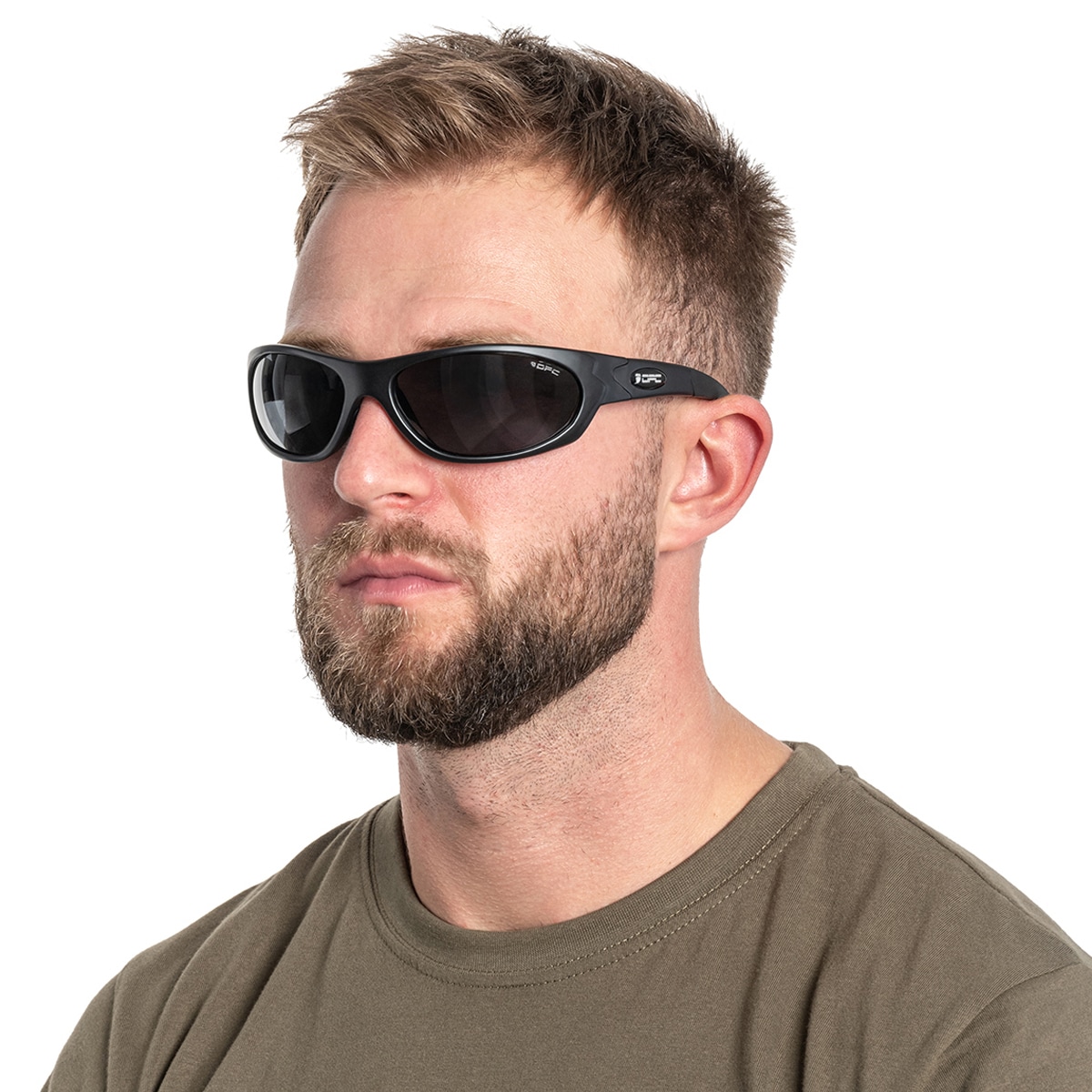 OPC - Military Marines Black Matt Smoke Revo - Polarisierte Schutzbrille