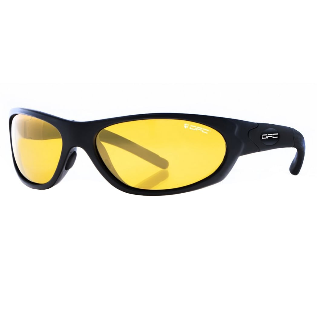 OPC - Military Marines Black Matt - polarisierte Schutzbrille - Yellow