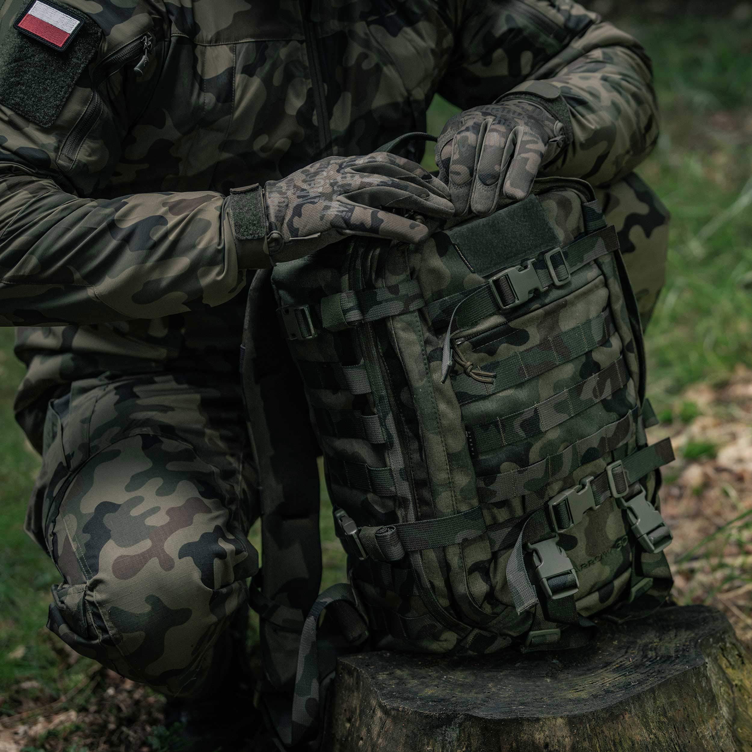 Wisport - Sparrow II Full Camo 30 l Rucksack - wz.93 Pantera PL Woodland