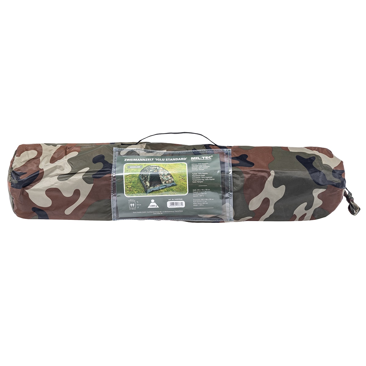 Mil-Tec - Iglu Standard - 2-Personen Zelt - Woodland