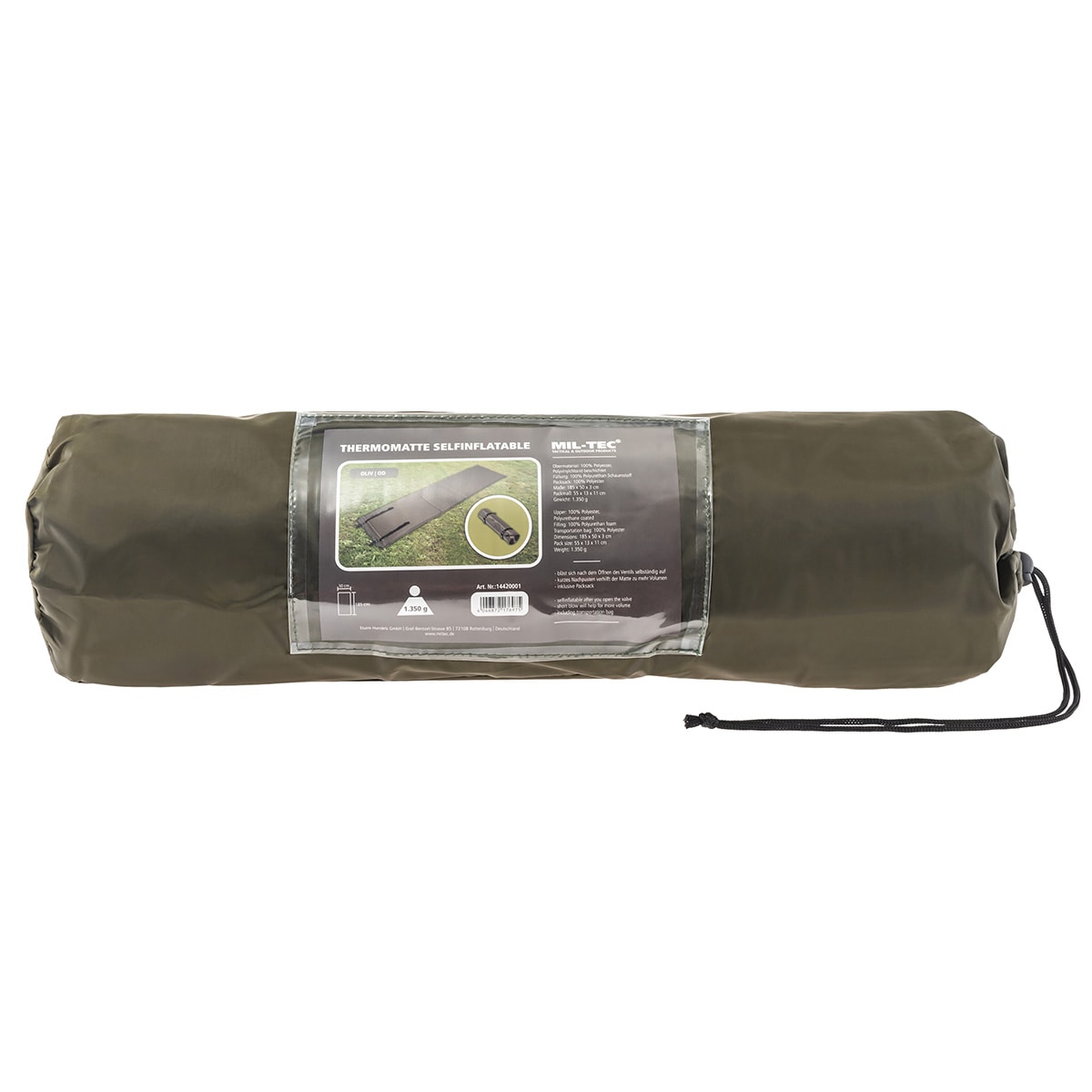 Mil-Tec - Self Inflatable Mat - Selbstaufblasende Isomatte - Olive