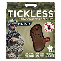 TickLess Military -  Ultraschall-Zeckenschutz - für Menschen - Brown