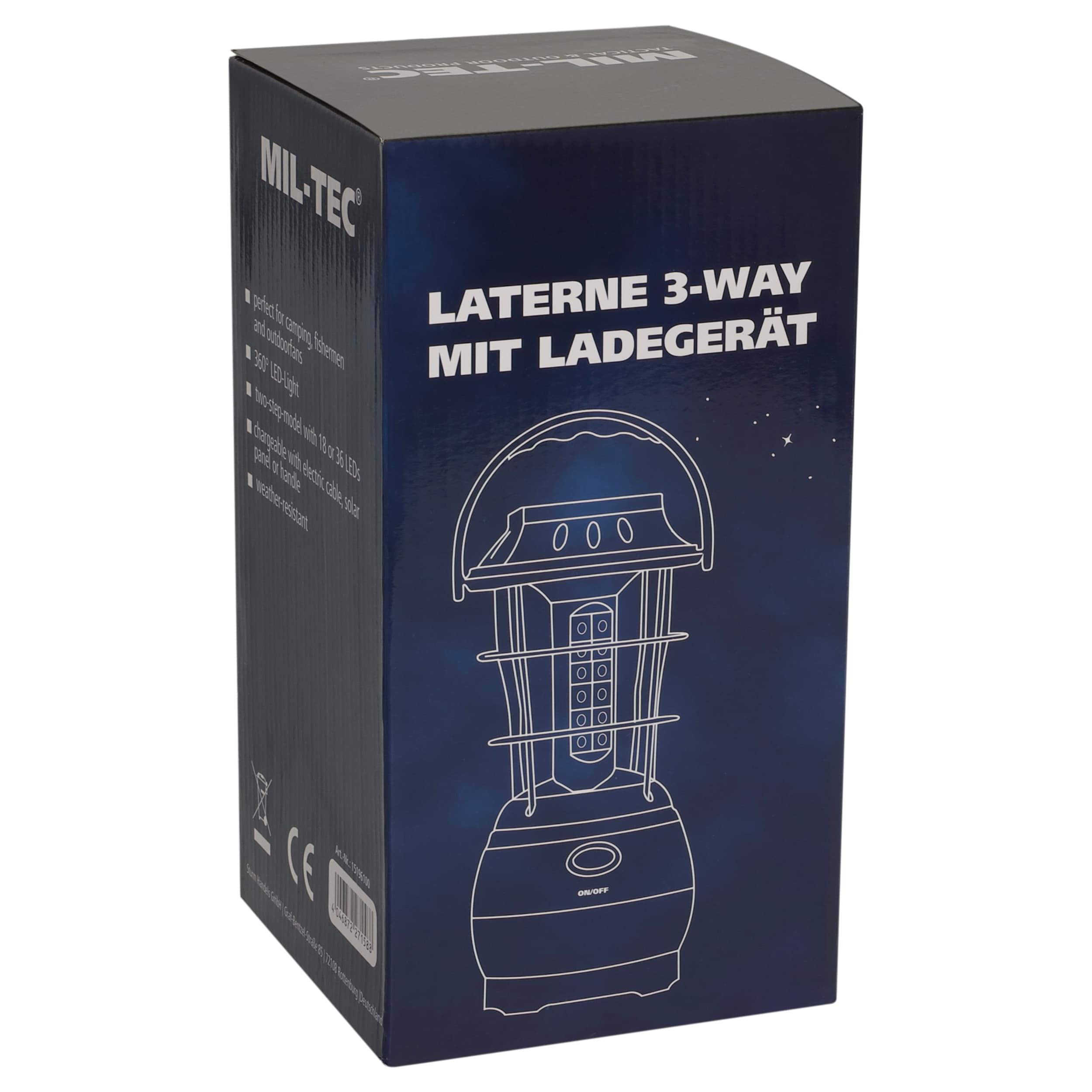 Mil-Tec - 3-Way LED - Campinglampe 100 Lumen