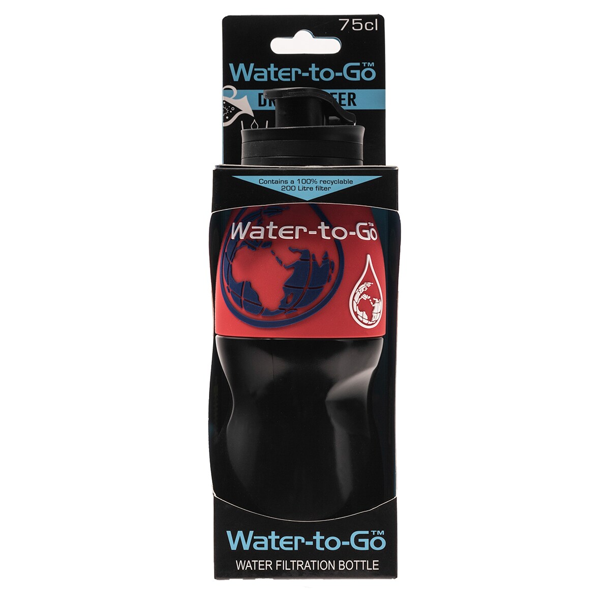 Water-to-Go - Filterflasche 750 ml - Rot