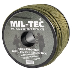 Mil-Tec - Commando - Seil 70 m x 5 mm - olive