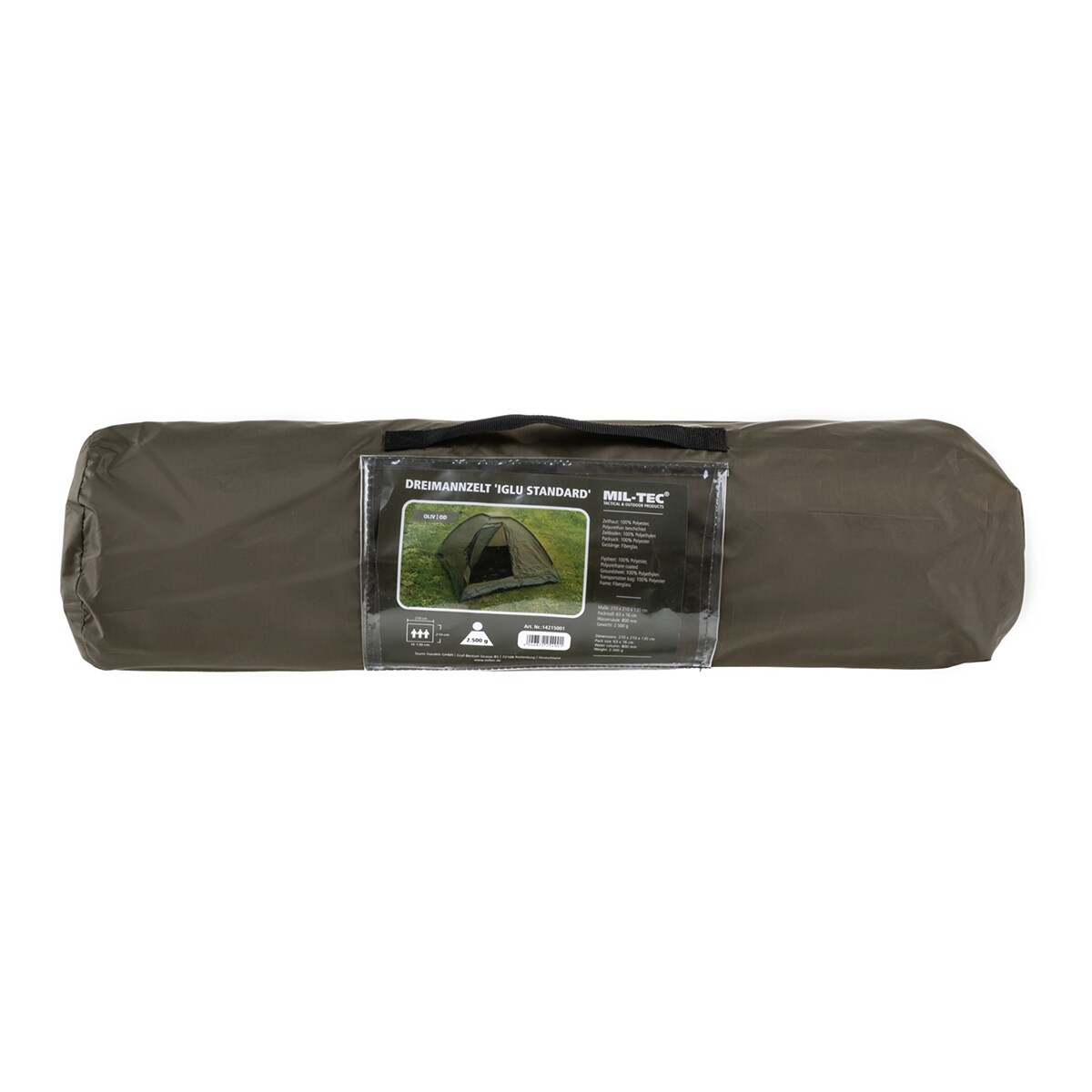 Mil-Tec - Iglu Standard - 3-Personen Zelt - Olive