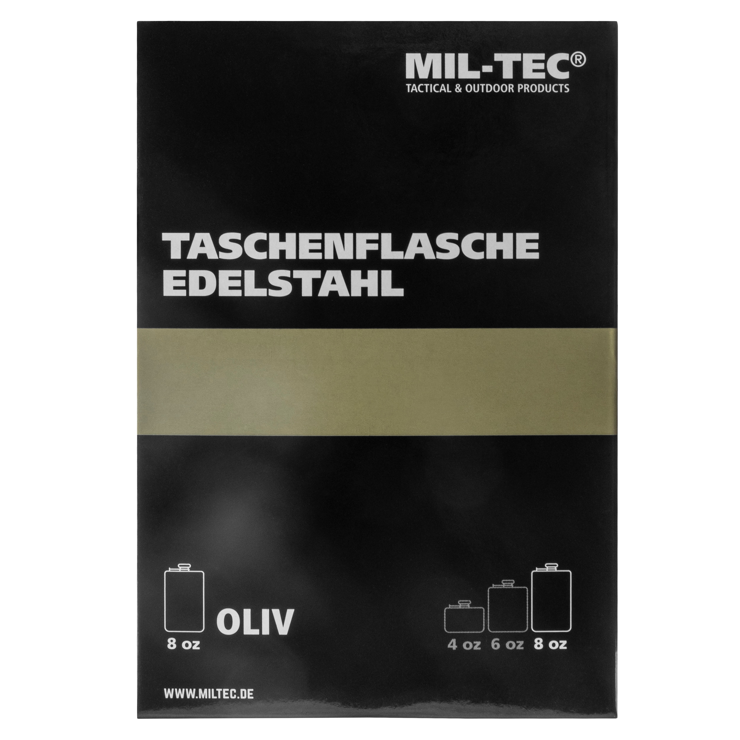 Mil-Tec - Flachmann 220 ml - Olive