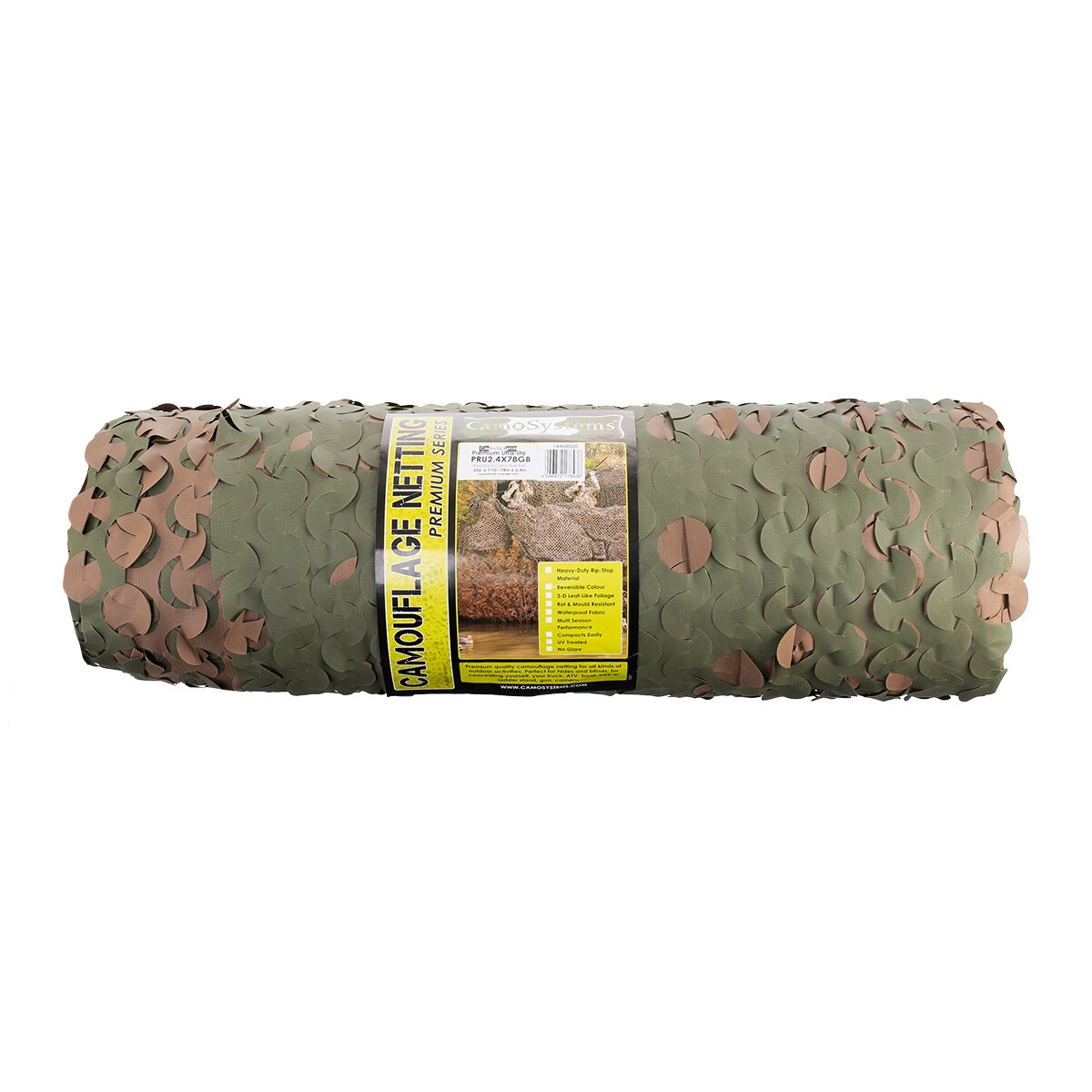 Mil-Tec - CamoSystems Basic Bulk - Tarnnetz - 2,4x78 m Woodland - Rolle