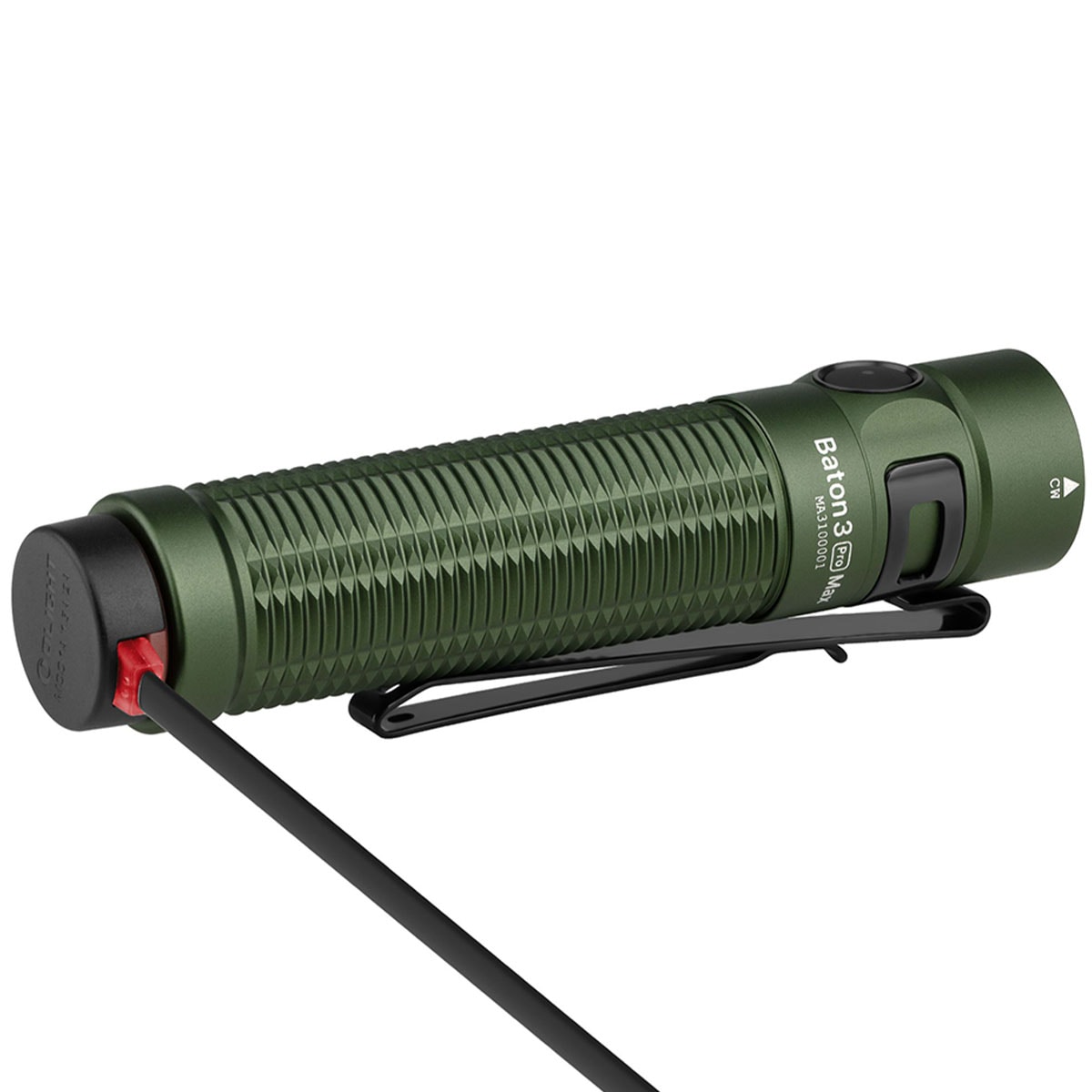 Olight - Baton 3 Pro Max Cool White OD Green - Wiederaufladbare Taschenlampe - 2500 Lumen