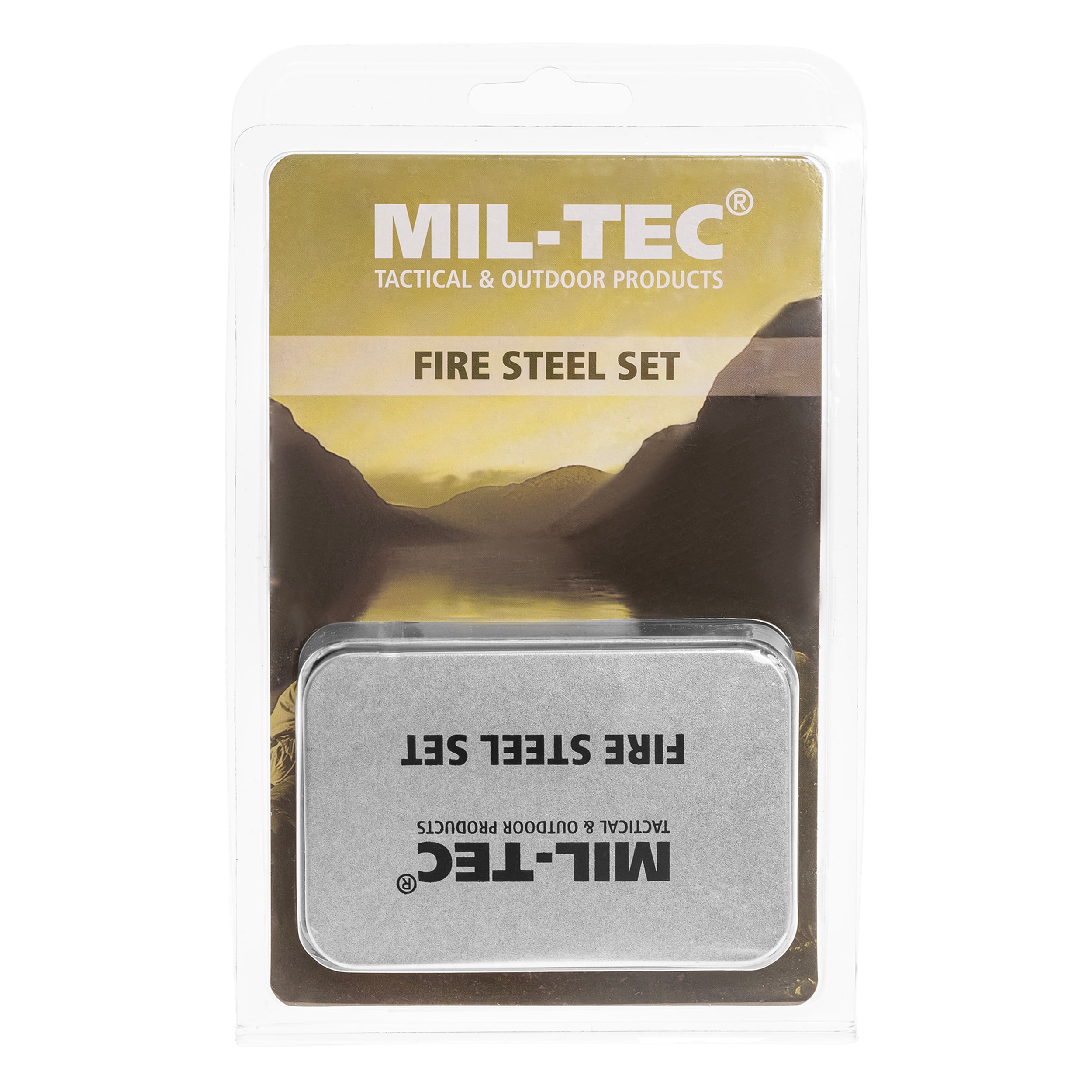 Mil-Tec - Fire Steel Set - Feuerstarter Set für Survival