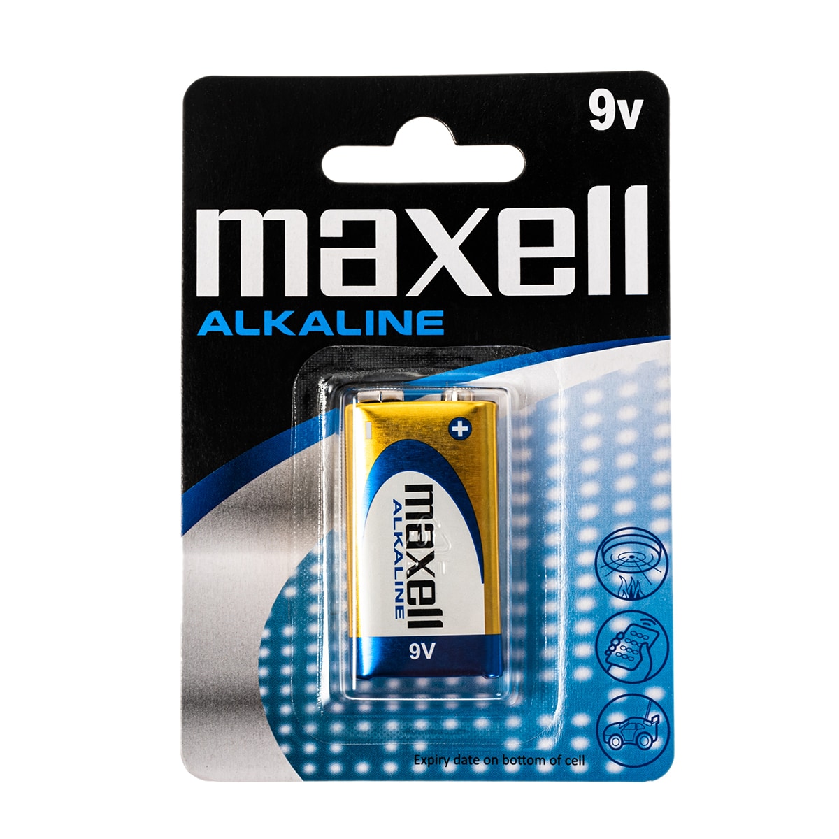 Maxell - Alkali-Mangan-Batterie 6LR61 9V