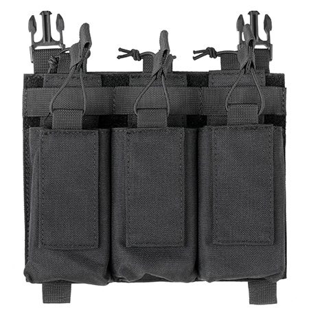 8Fields - Dreifach-Magazintasche für M4/M16-Magazine - Schwarz