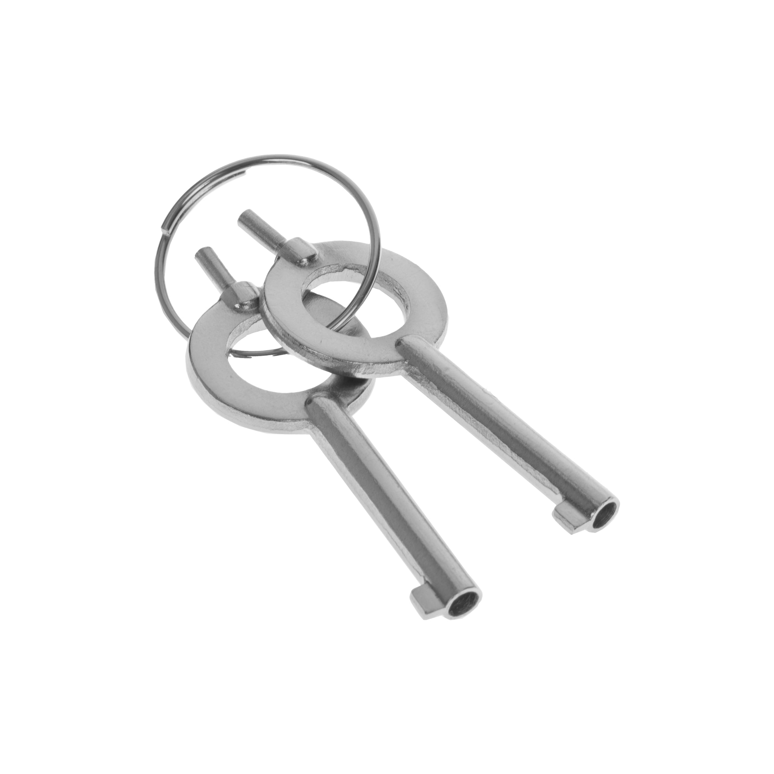 GS - Double Lock - Handschellen mit Kette - Silver