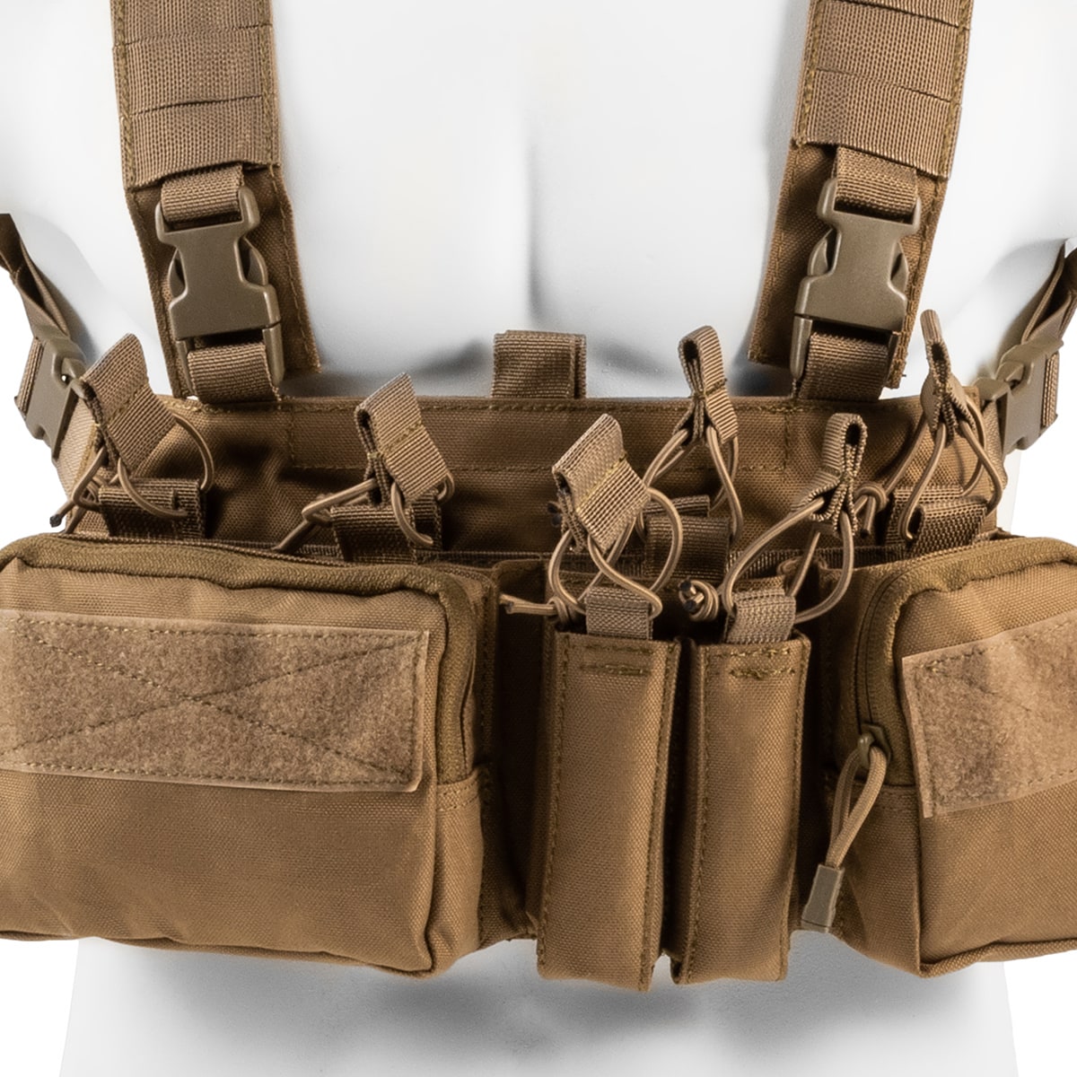 8Fields - Buckle Up Chest Rig Recce/Sniper Taktische Weste - coyote