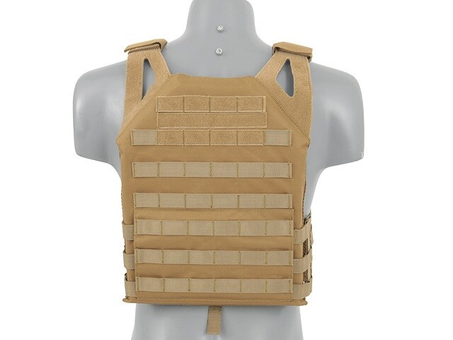 8Fields - Jump Plate Carrier V2 Taktische Weste, große Größe - Coyote