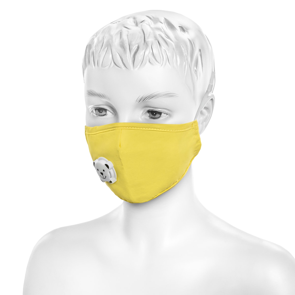 Med Patent - basic junior - Anti-Smogmaske für Kinder - Yellow