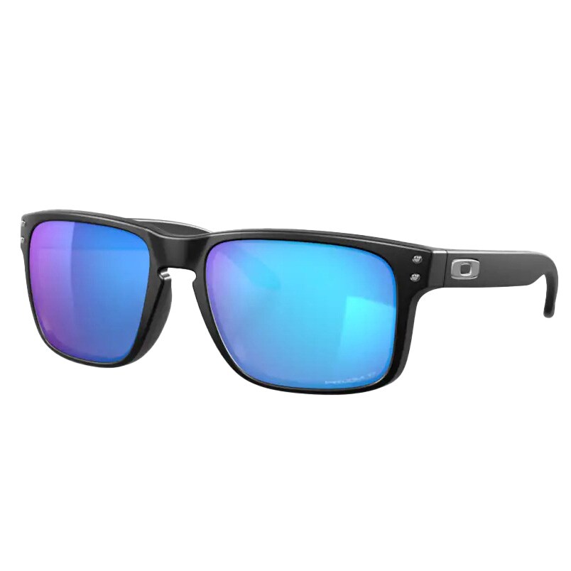 Oakley - Holbrook Sonnenbrille - Matte Black Frame/Prizm Sapphire Irid Polarized Lenses