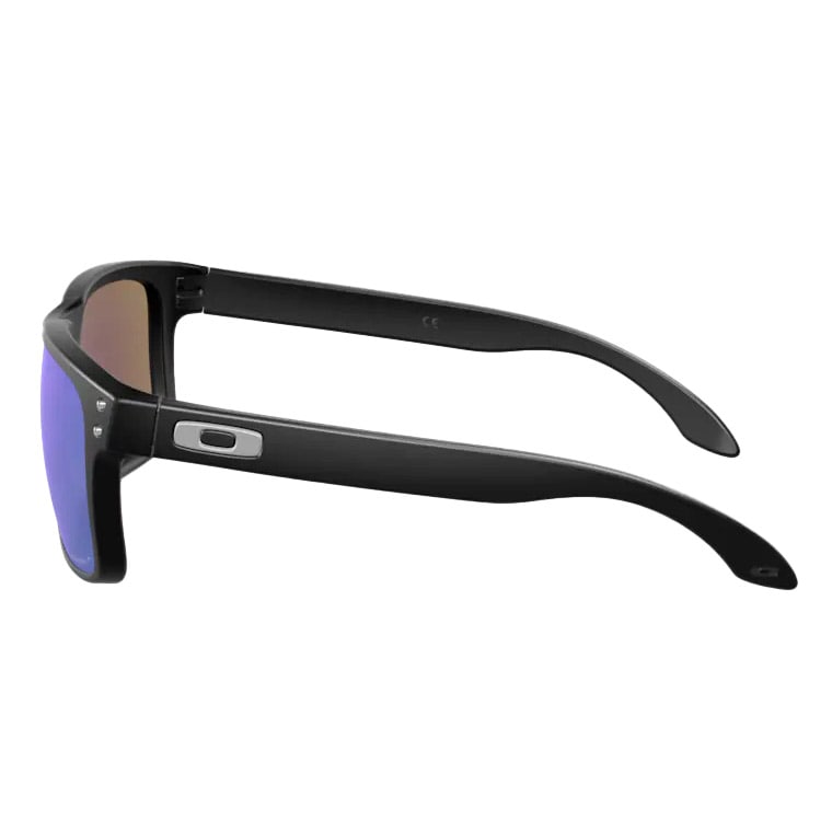 Oakley - Holbrook Sonnenbrille - Matte Black Frame/Prizm Sapphire Irid Polarized Lenses