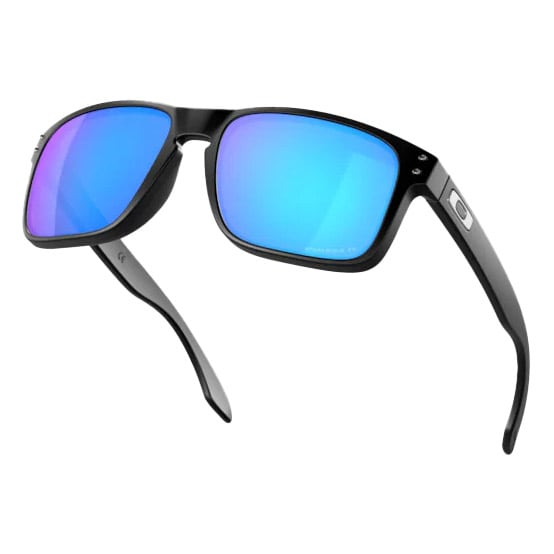 Oakley - Holbrook Sonnenbrille - Matte Black Frame/Prizm Sapphire Irid Polarized Lenses