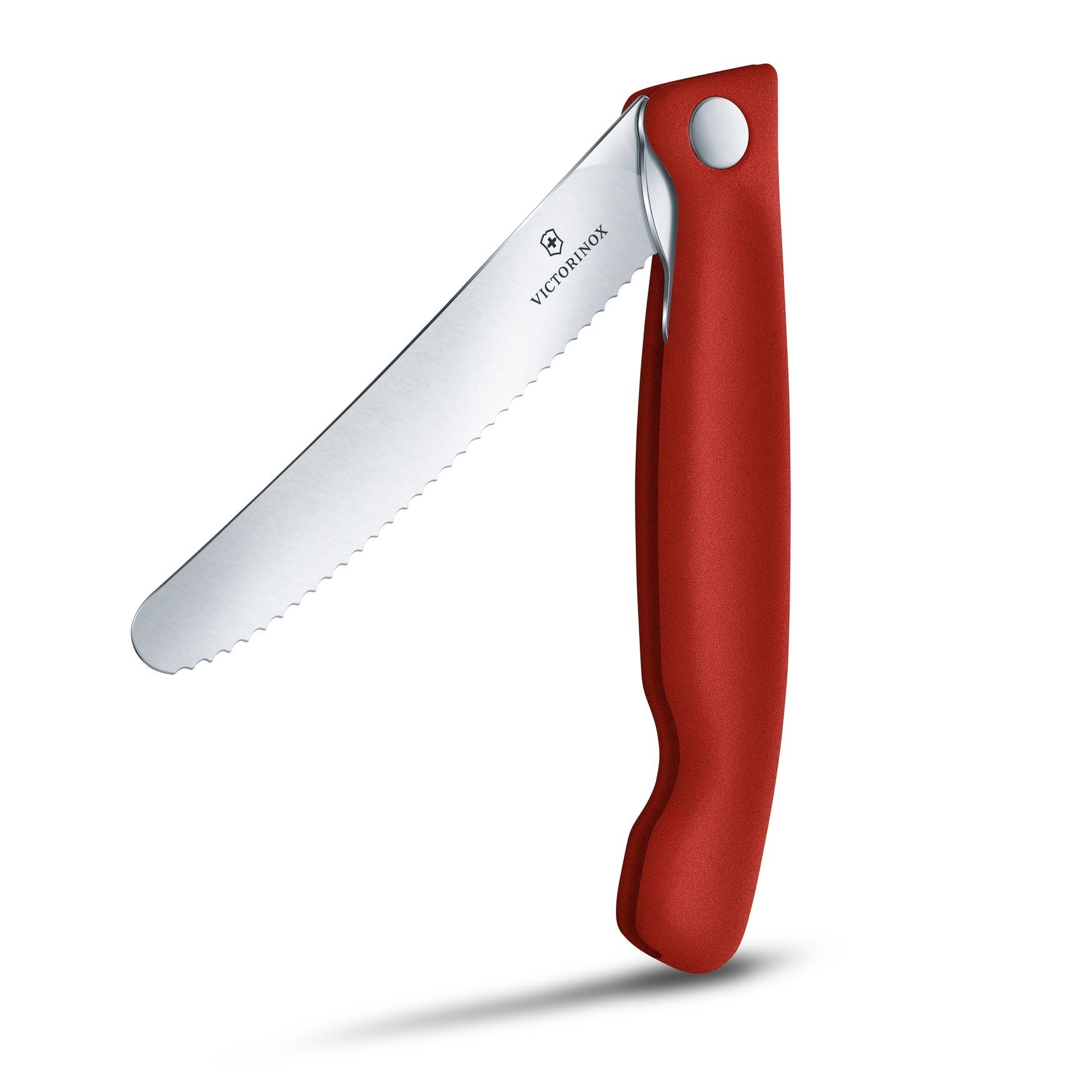 Victorinox Set - faltbares Küchenmesser, Schneidebrett - Red