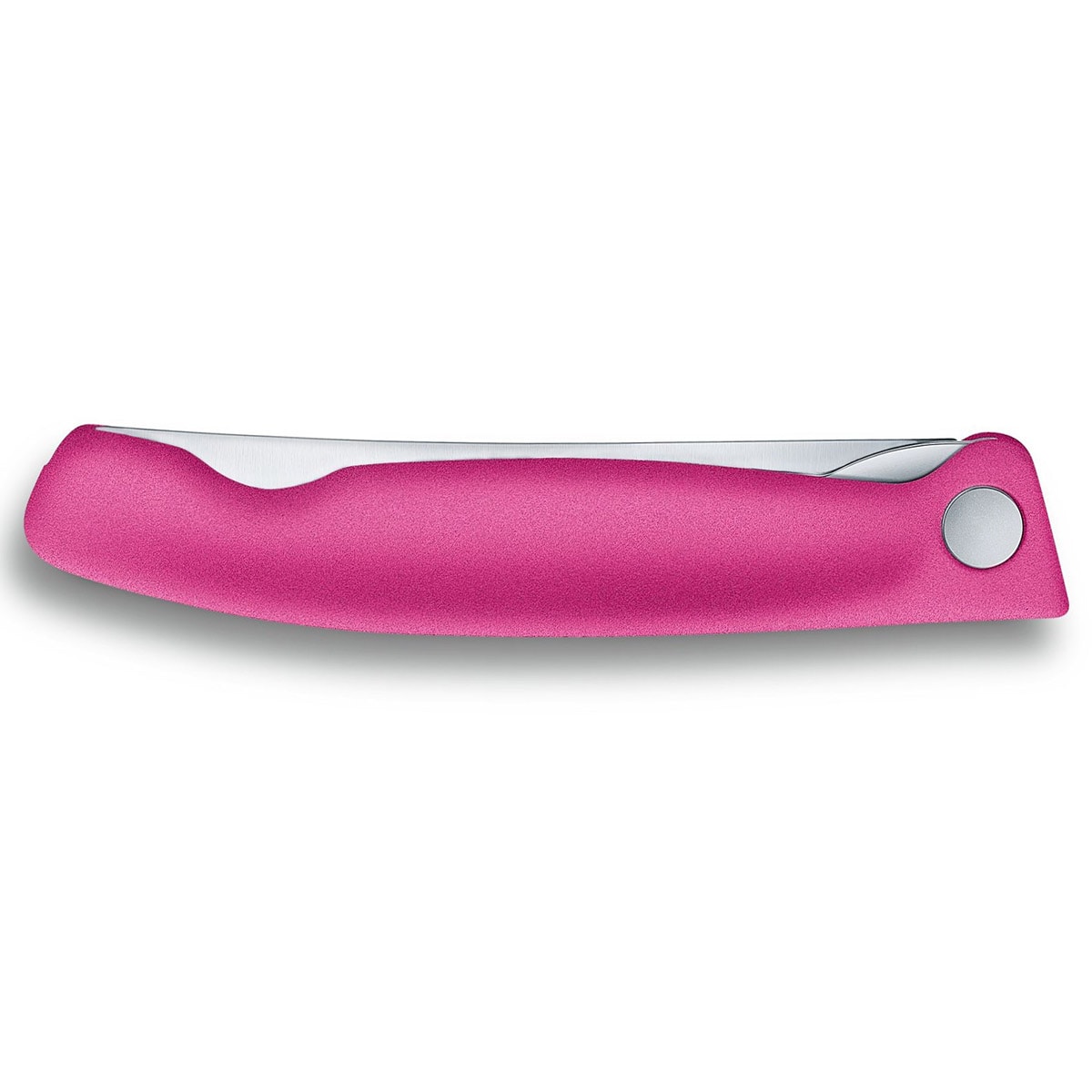 Victorinox - faltbares Küchenmesser - Zackenmesser mit abgerundeter Spitze - Pink