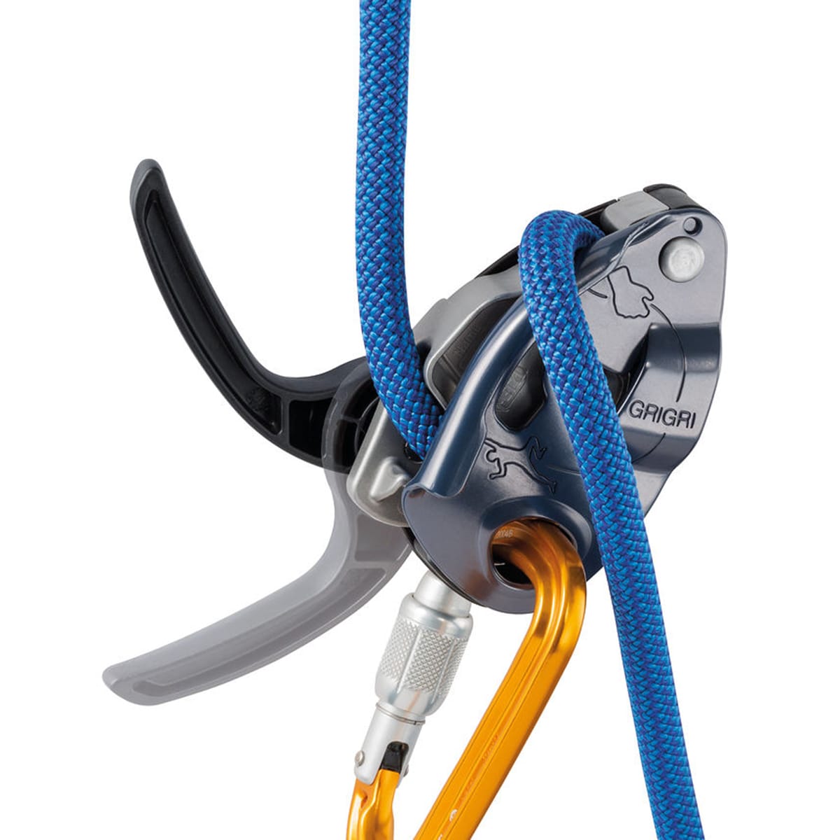 Petzl - GriGri - Sicherungsgerät mit Blockierunterstützung - Grey