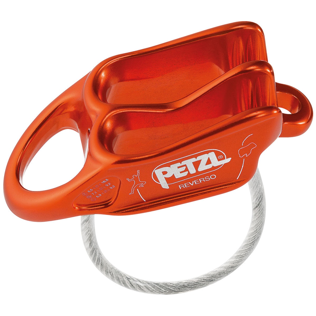 Petzl - Reverso - Sicherungs - und Abseilgerät - Red