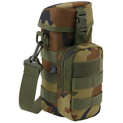 Brandit - Flaschentasche mit Zusatzfach - Bottle Holder II - Woodland