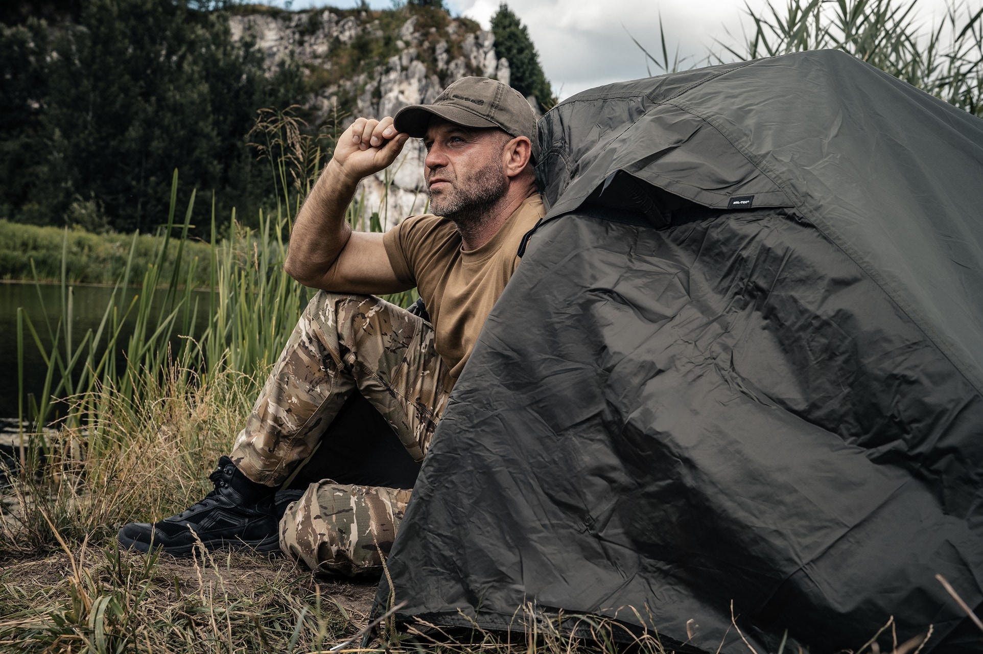 Mil-Tec - Recom - 1-Personen Zelt - Green OD